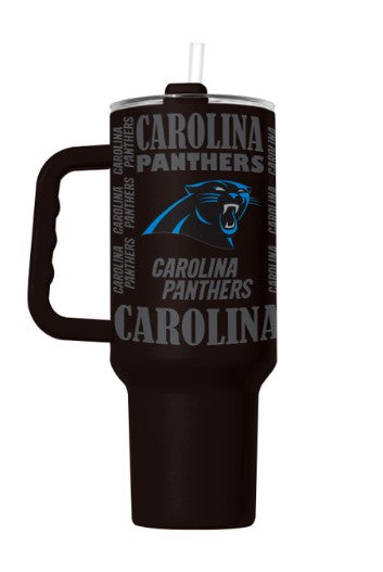 Carolina Panthers Tumbler 40oz Powder Coat Replay