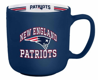 New England Patriots Coffee Mug 15oz Stripe Design
