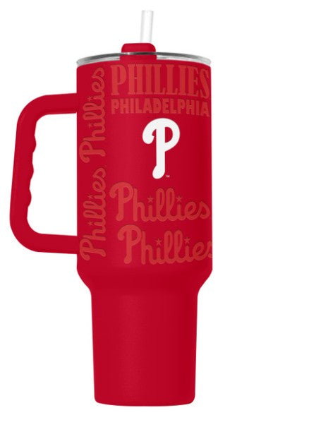 Philadelphia Phillies Tumbler 40oz Powder Coat Replay