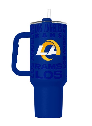 LA Rams Tumbler 40oz Powder Coat Replay