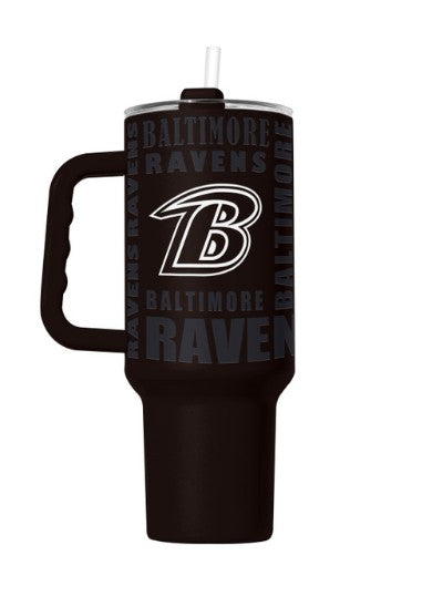 Baltimore Ravens Tumbler 40oz Powder Coat Replay