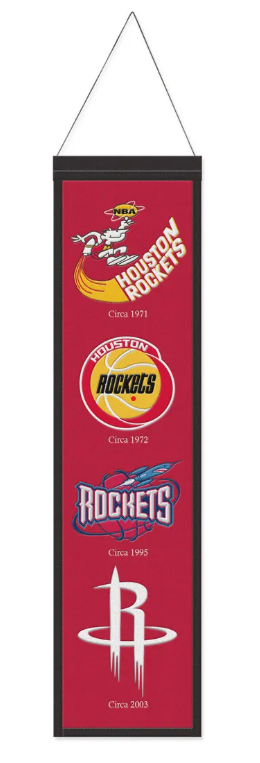 Houston Rockets Logo Heritage Banner