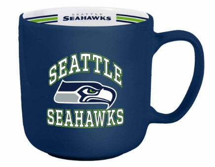 Seattle Seahawks Coffee Mug 15oz Stripe Design