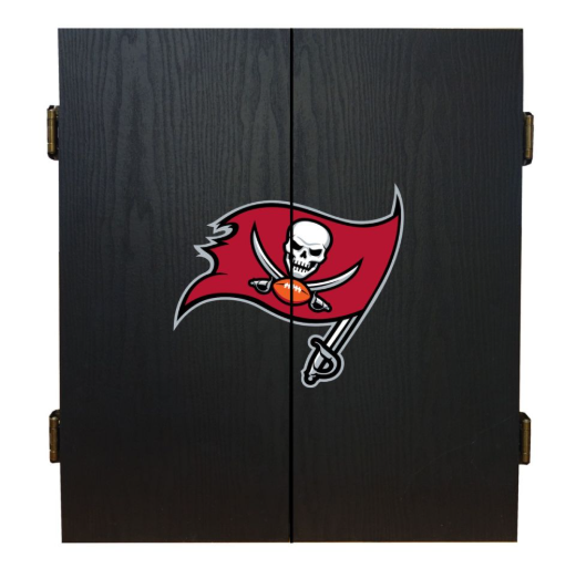 Tampa Bay Buccaneers Fans Choice Dart Cabinet Set