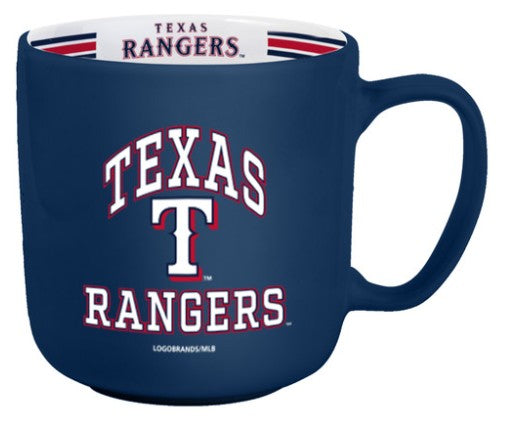 Texas Rangers Coffee Mug 15oz Stripe Design