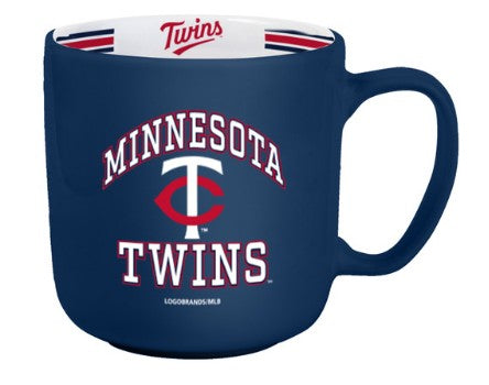 Minnesota Twins Coffee Mug 15oz Stripe Design