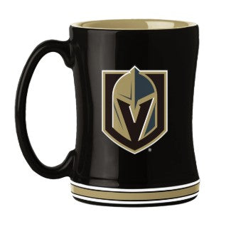 Las Vegas Golden Knights Coffee Mug 14oz Sculpted Relief