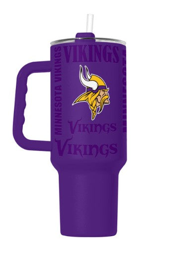 Minnesota Vikings Tumbler 40oz Powder Coat Replay