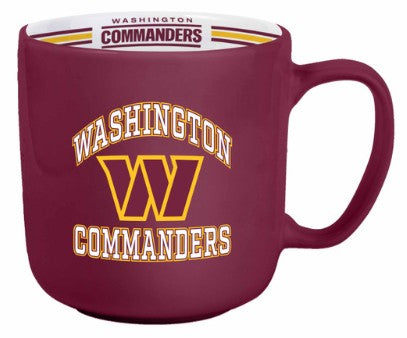 Washington Commanders Coffee Mug 15oz Stripe Design