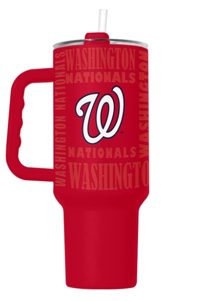 Washington Nationals Tumbler 40oz Powder Coat Replay