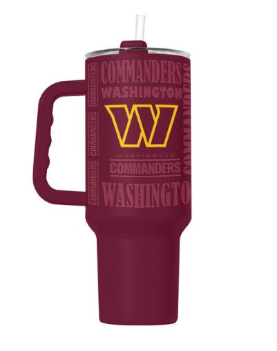 Washington Commanders Tumbler 40oz Powder Coat Replay