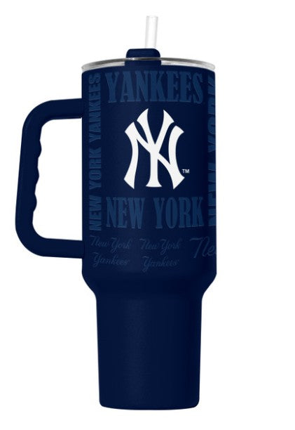 New York Yankees Tumbler 40oz Powder Coat Replay