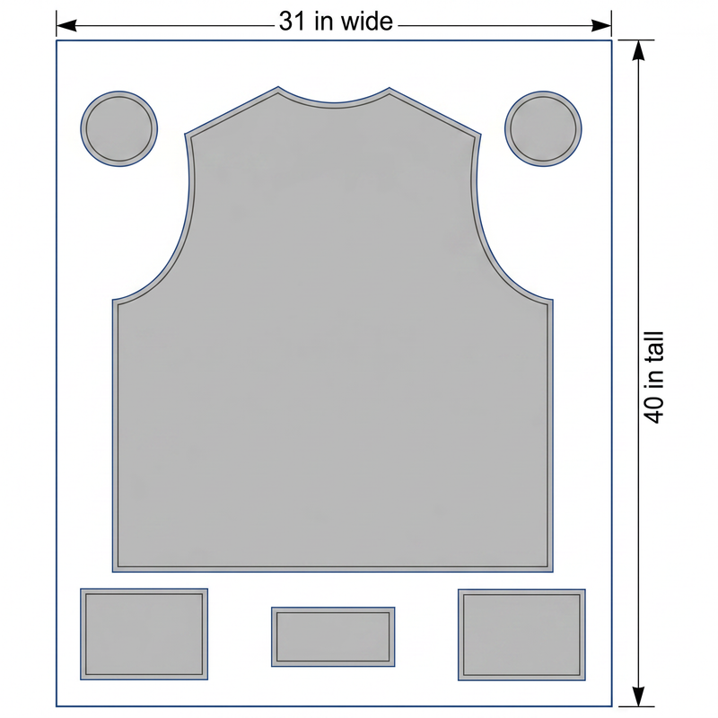 Custom Jersey Framing – 31×40 Legend Edition (Basketball)