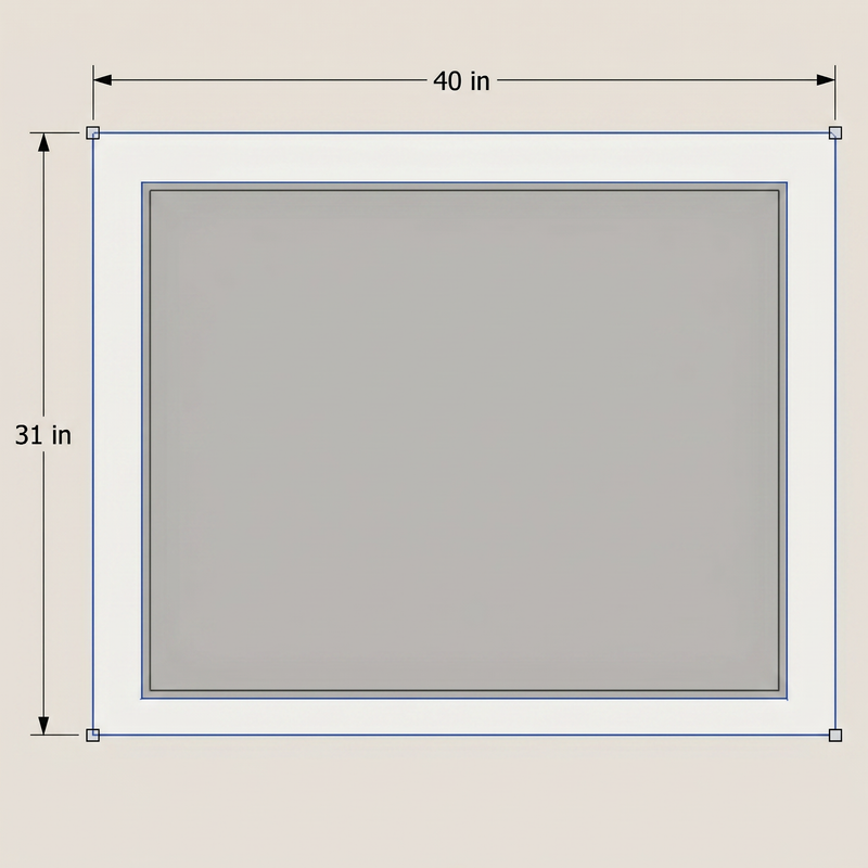 Custom Jersey Framing – 31×40 Horizontal Fan Edition