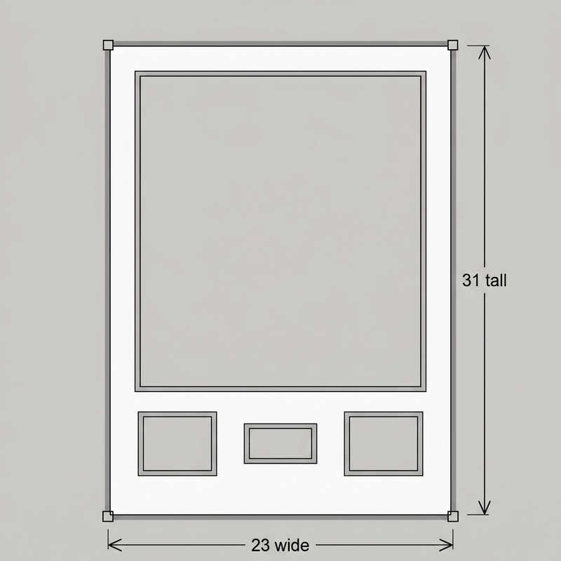 23 x 31 Space Saver Frame ( Fan Edition )