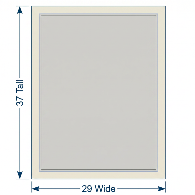Custom Jersey Framing – 29×37 Fan Edition