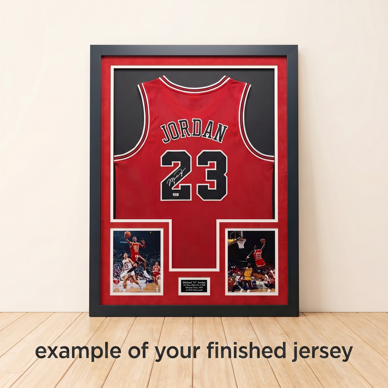 Custom Jersey Framing – 31×40 Pro Edition