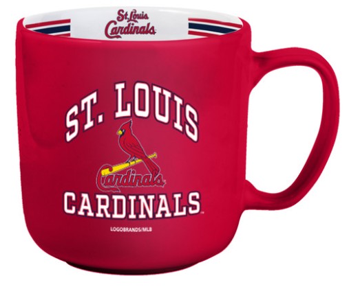 St. Louis Cardinals Coffee Mug 15oz Stripe Design