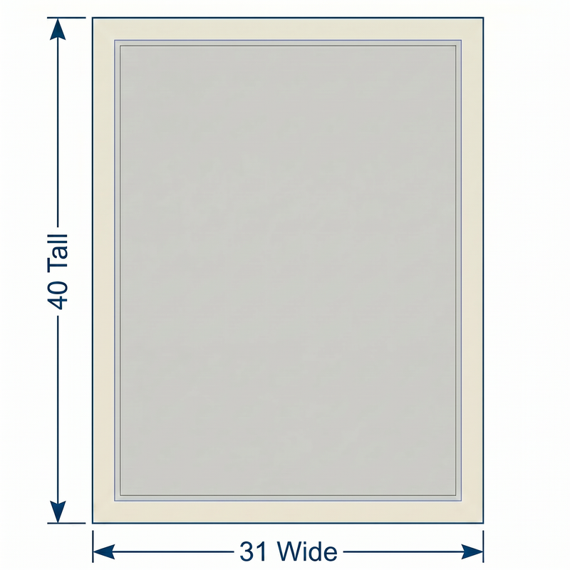 Custom Jersey Framing – 31×40 Fan Edition