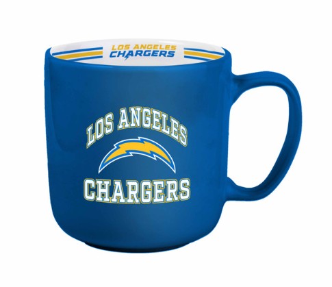 LA Chargers Coffee Mug 15oz Stripe Design