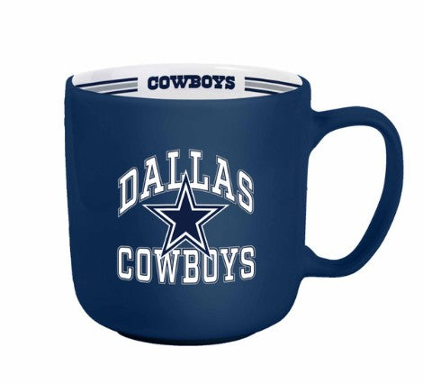 Dallas Cowboys Coffee Mug 15oz Stripe Design