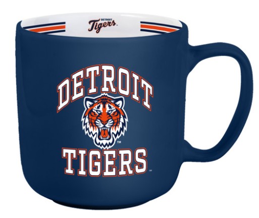 Detroit Tigers Coffee Mug 15oz Stripe Design