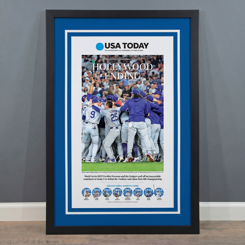24 x 36 Dodgers 2024 Championship Art Print