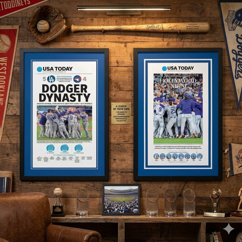 24 x 36 Dodgers 2024 Championship Art Print