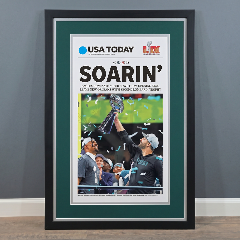 24 x 36 Eagles Super Bowl LIX Championship Art Print