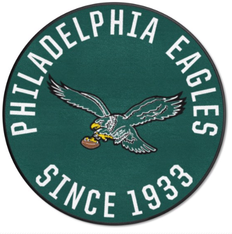 Philadelphia Eagles Roundel Mat - Retro Collection