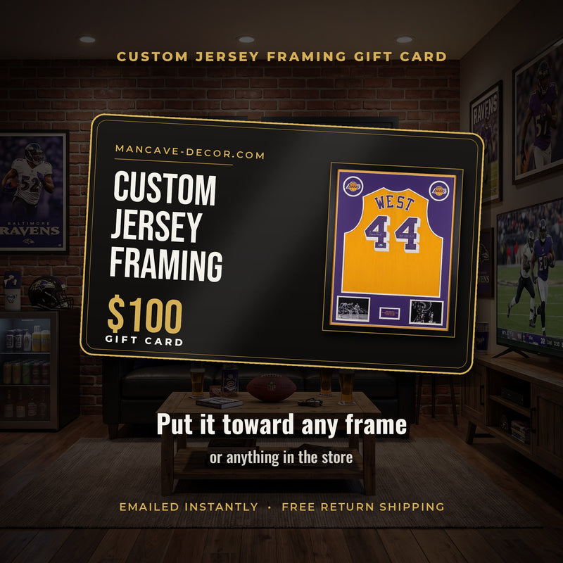 $100 Custom Jersey Framing Gift Card