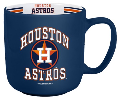 Houston Astros Coffee Mug 15oz Stripe Design