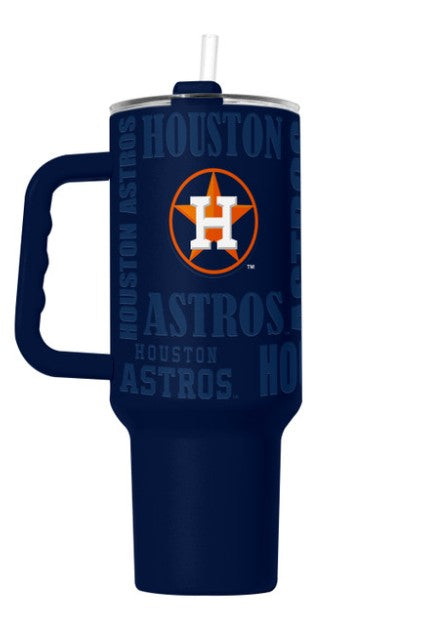 Houston Astros Tumbler 40oz Powder Coat Replay