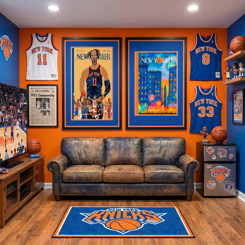 The New Yorker — NYC Championship Celebration Edition | Framed Art Print