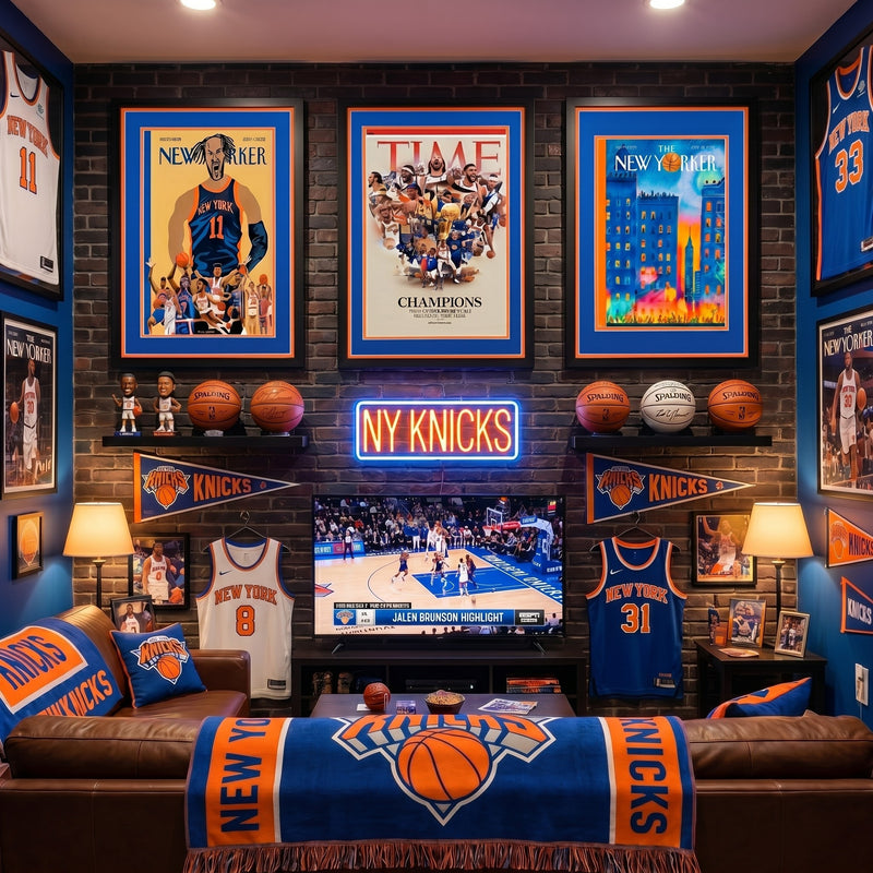 The New Yorker — NYC Championship Celebration Edition | Framed Art Print