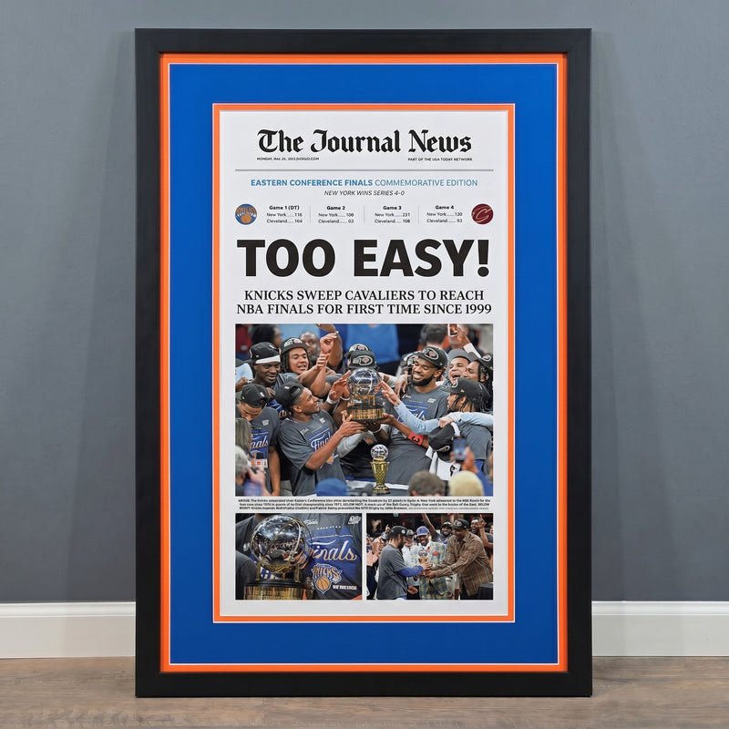 The Journal News — "Too Easy!" Eastern Conference Finals Commemorative Edition | Framed Art Print