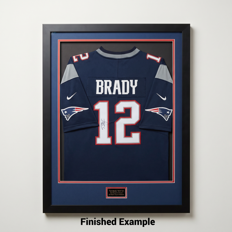 Custom Jersey Framing – 29×37 Pro Edition