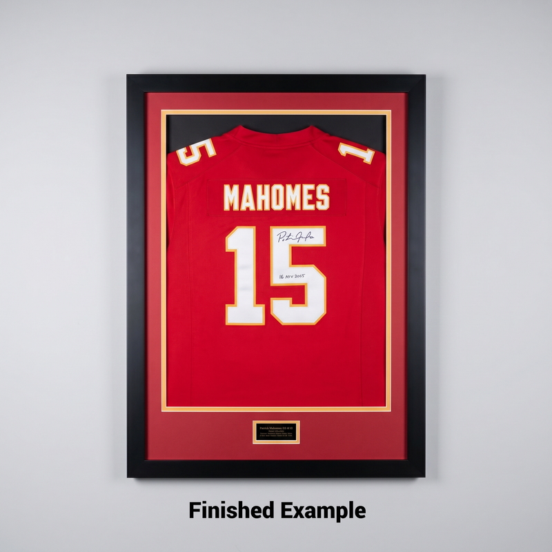 Custom Jersey Framing – 29×37 Pro Edition