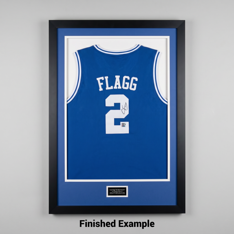 Custom Jersey Framing – 29×37 Pro Edition
