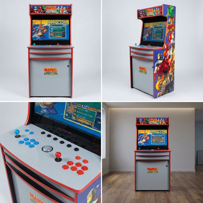 Marvel vs Capcom themed arcade cabinet