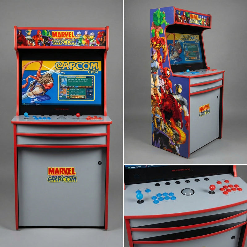 Marvel vs Capcom themed arcade cabinet