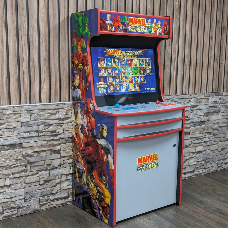 Marvel vs Capcom themed arcade cabinet