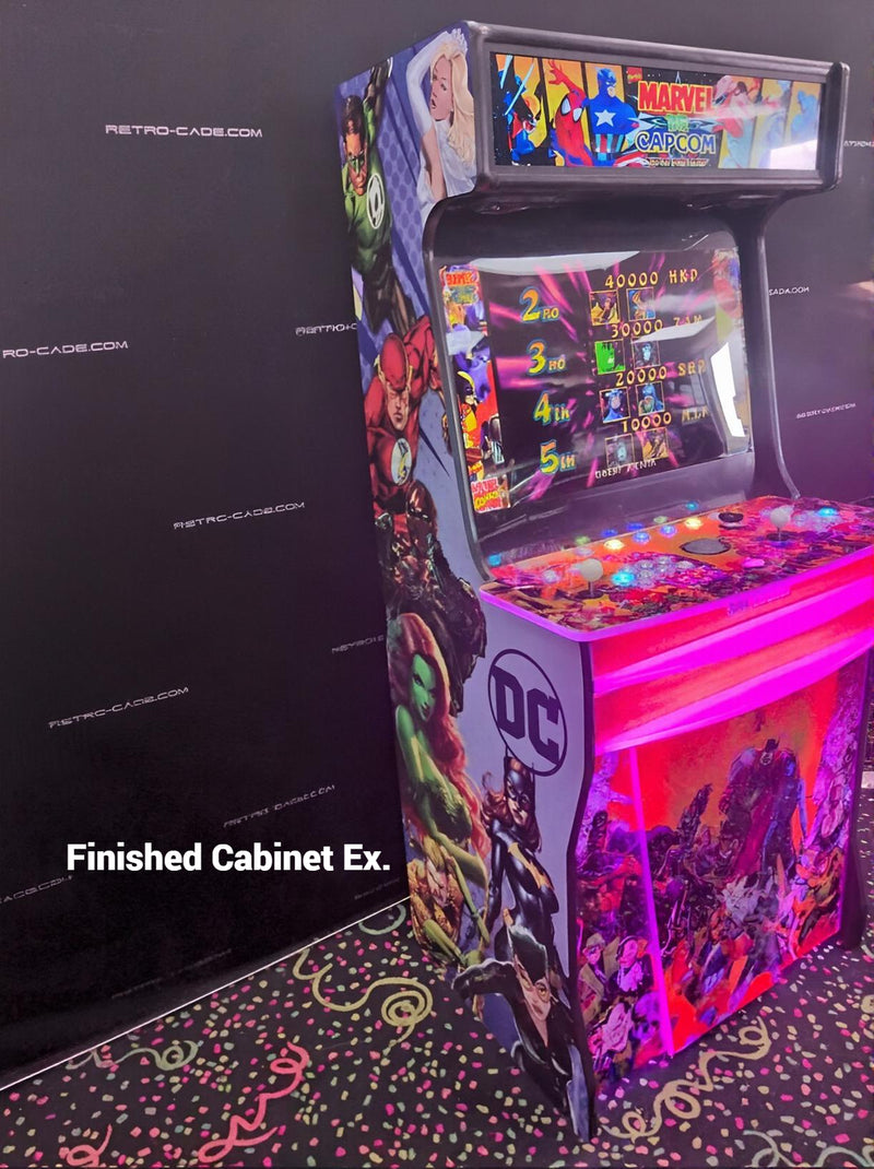 Arcade Classics themed arcade cabinet