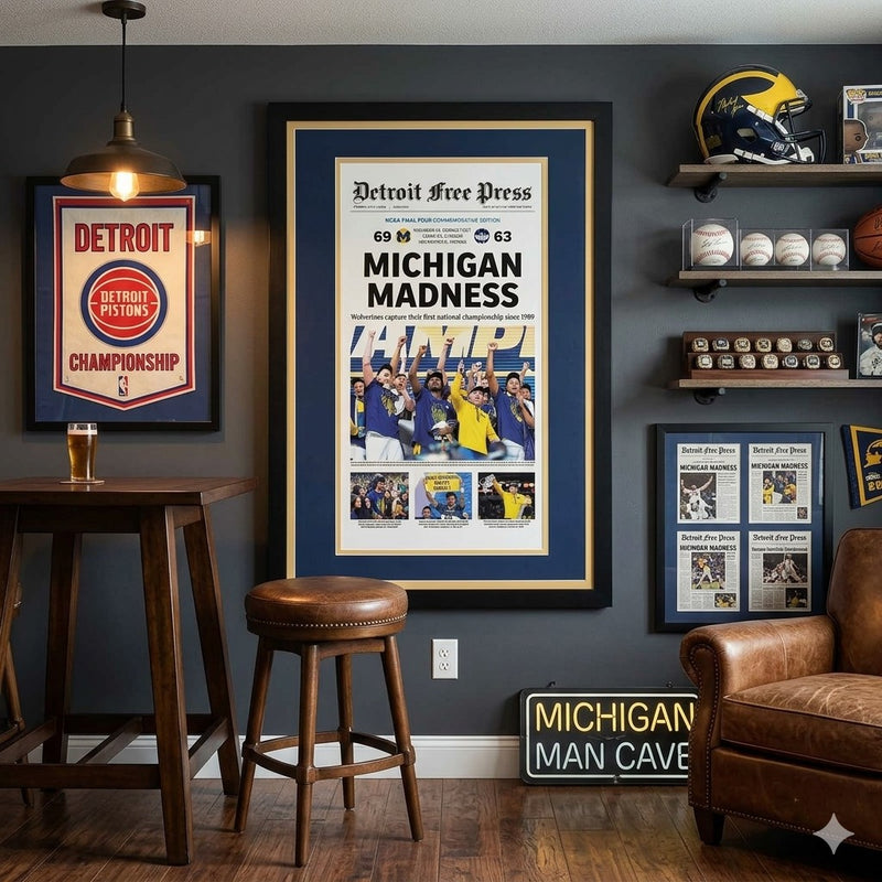 24 x 36 Michigan University National Championship Art Print