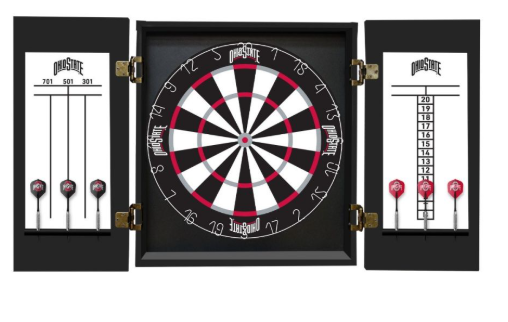 Ohio State Buckeyes Fans Choice Dart Cabinet Set