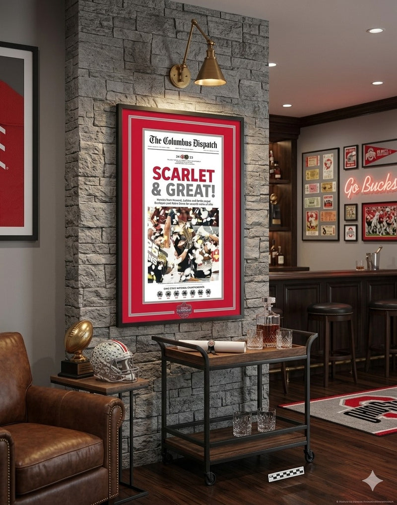 24 x 36 The Ohio State University Championship Art Print