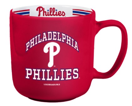 Philadelphia Phillies Coffee Mug 15oz Stripe Design