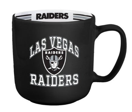 Las Vegas Raiders Coffee Mug 15oz Stripe Design