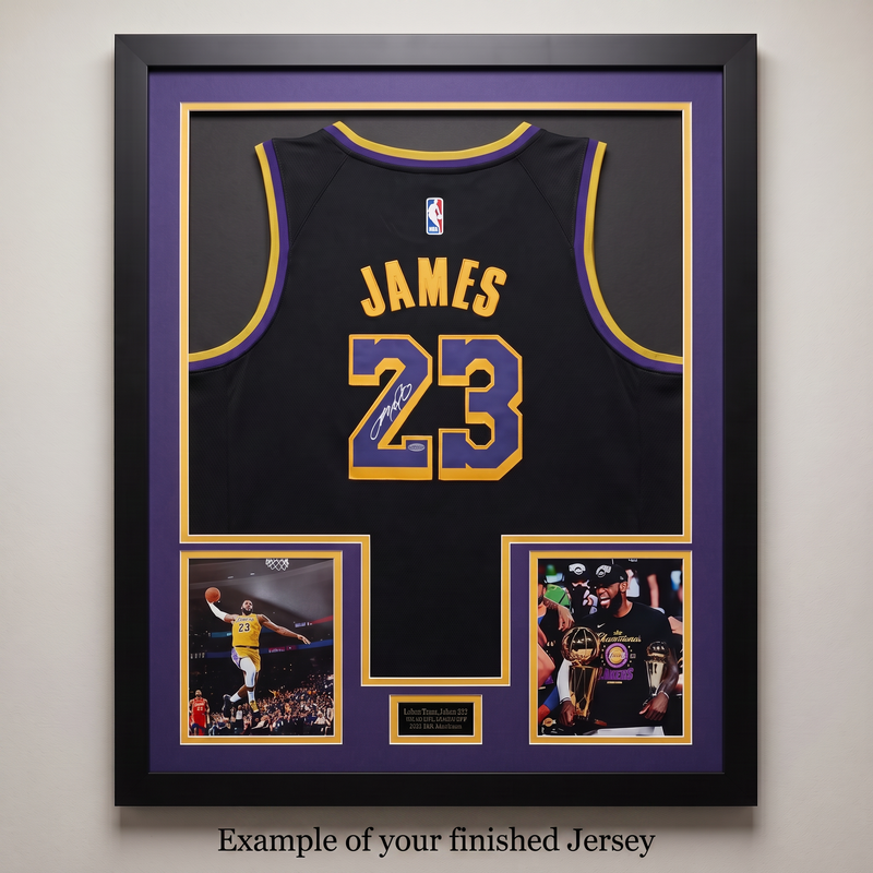 Custom Jersey Framing – 31×40 Pro Edition