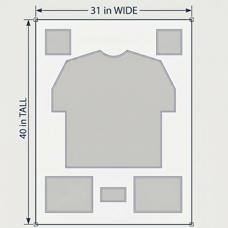 Custom Jersey Framing – 31×40 Legend Edition